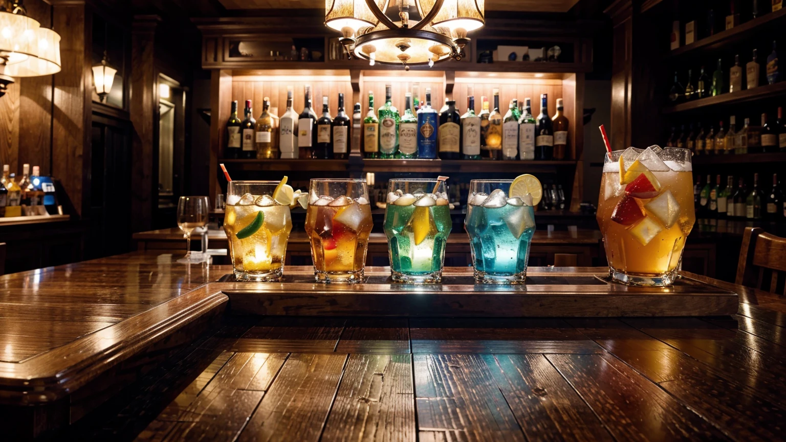 create an ultra-high definition, hyper-realistic, highly detailed, high quality image with sharp focus, professional lighting, vivid colors and intricate details, representing in detail a Pub modern, bar area with high stools, displaying a selection of spirits, shelf with drinks, meticulously capturing every intricate detail. utilize state-of-the-art deep learning models and adjust parameters according to quality metrics such as structural similarity (SSIM) and perceptual loss to create an indistinguishable image from a high-quality real photograph, sharp focus Fujifilm XT3, professional lighting, vivid colors, intricate details, film grain, realistic painting art Fujifilm XT3, f5.6, physically based rendering, natural lighting, cinematic lighting, dramatic lighting, professional, dynamic motion, colorful lighting, colors vibrant, studio lighting, professional photography, cinematic compositing, symmetrical framing, landscape, (best quality,4k,8k,16k,Highest,masterpiece:1.2),(realistic,photorealistic,photo-realistic:1.37), (extremely detailed CG unit, 16k wallpaper), 16k UHD, 16k HDR, (ultra-high definition, hyper-realistic, highly detailed, high image quality, sharp focus, professional lighting, vivid colors and intricate details),
