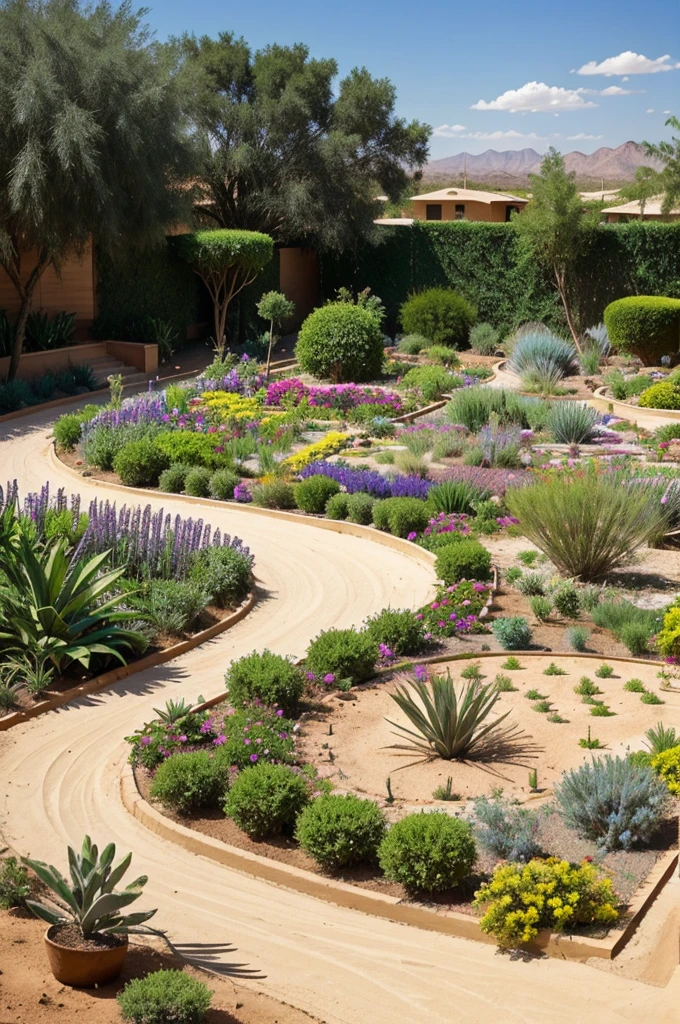 "A vibrant garden turning into a desert on one side, with the plea: 'Every Drop Counts – Don't Let Our World Dry Up.'"