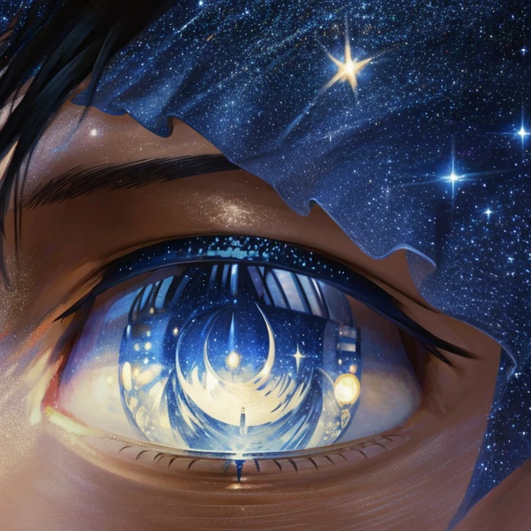 starry skies、Lamp light、Moonlight、sleep
