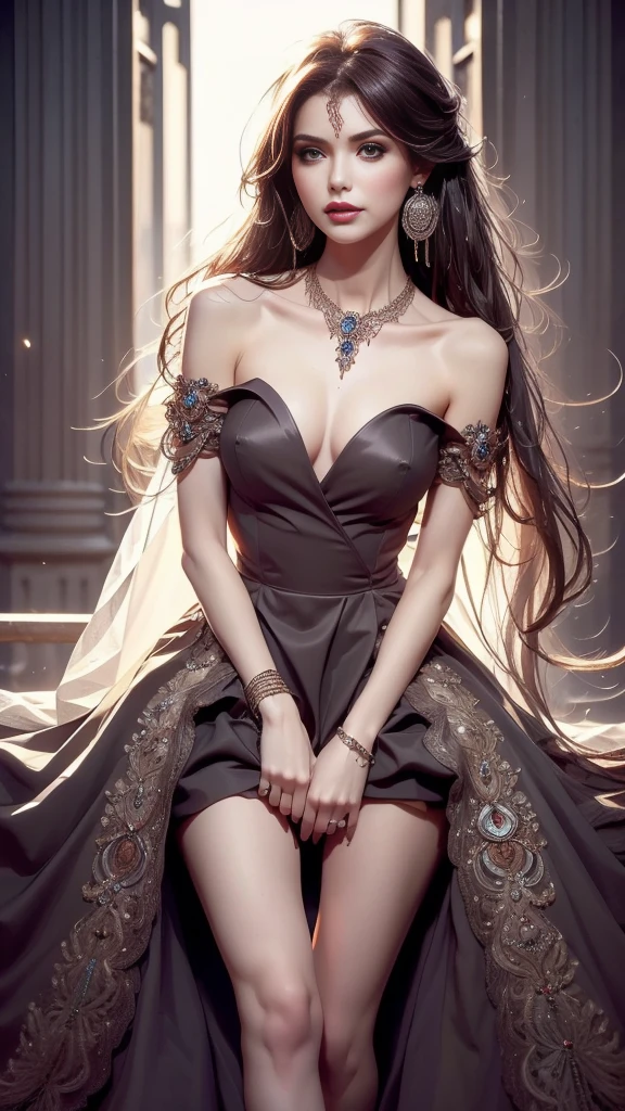 (32k:1.5, Highest quality, masterpiece, Ultra-high resolution), Professional camera work:1.6, Highly detailed skin and face textures:1.3, Captivating portrait, Very accurate, Very detailed, 1 adult female, ((Amazing night view from the rooftop:1.4, The moonlight at night illuminates my body)), (Satin Nightgown:0.7), Incredibly slim body, Fair skin, elegant, Expressions of sadness, (Big eyes that exude beautiful eroticism:0.8, A dreamy look:1.0, I love you with all my heart:0.8, Open your mouth a little, lipstick, Feel the beautiful eroticism:0.9), (Wet dark brown medium length hair), Sensual sitting position, Candles, The chest is medium, Earrings, necklace, bracelet, (romantic, dramatic, mysterious), Object of admiration, Artistic, Innovative, attractive, sense of openness, sense of cleanliness, Heartful, Fancy, exciting, Extreme, Tilt, ((Adult charm, Feminine charm, Hair blowing in the wind))