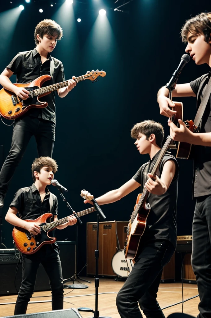 Believe me a music band made up of 5 members. A vocalist girl, a boy on the guitar, another on the bass, one on the drums and the last on the piano