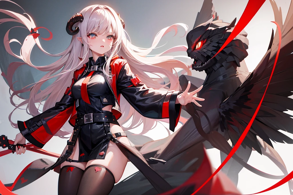 gray goblin, mischievous smile, medieval ages, red eyes, thief outfit.