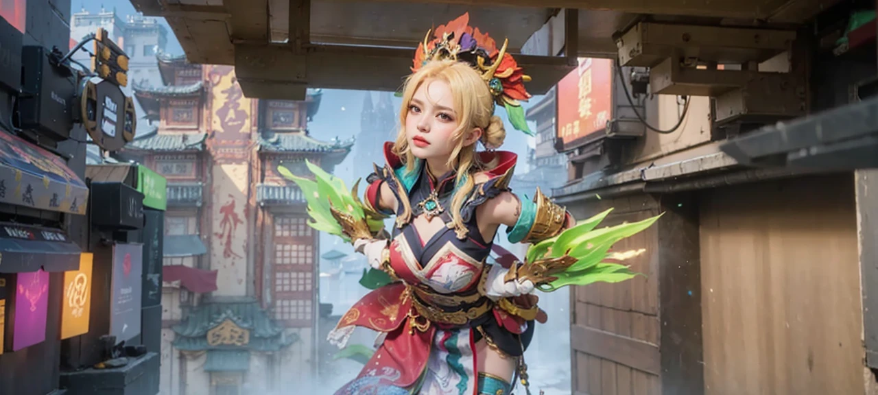 a close up of a 4 girls ,blonde hair , big booobs , shadowbringers cinematic, 4 k detail fantasy, a beautiful fantasy empress, game cg, xianxia fantasy, xianxia hero, 2. 5 d cgi anime fantasy artwork, cinematic goddess close shot, ruan jia and artgerm, wow 4 k detail fantasy, hyperdetailed fantasy character