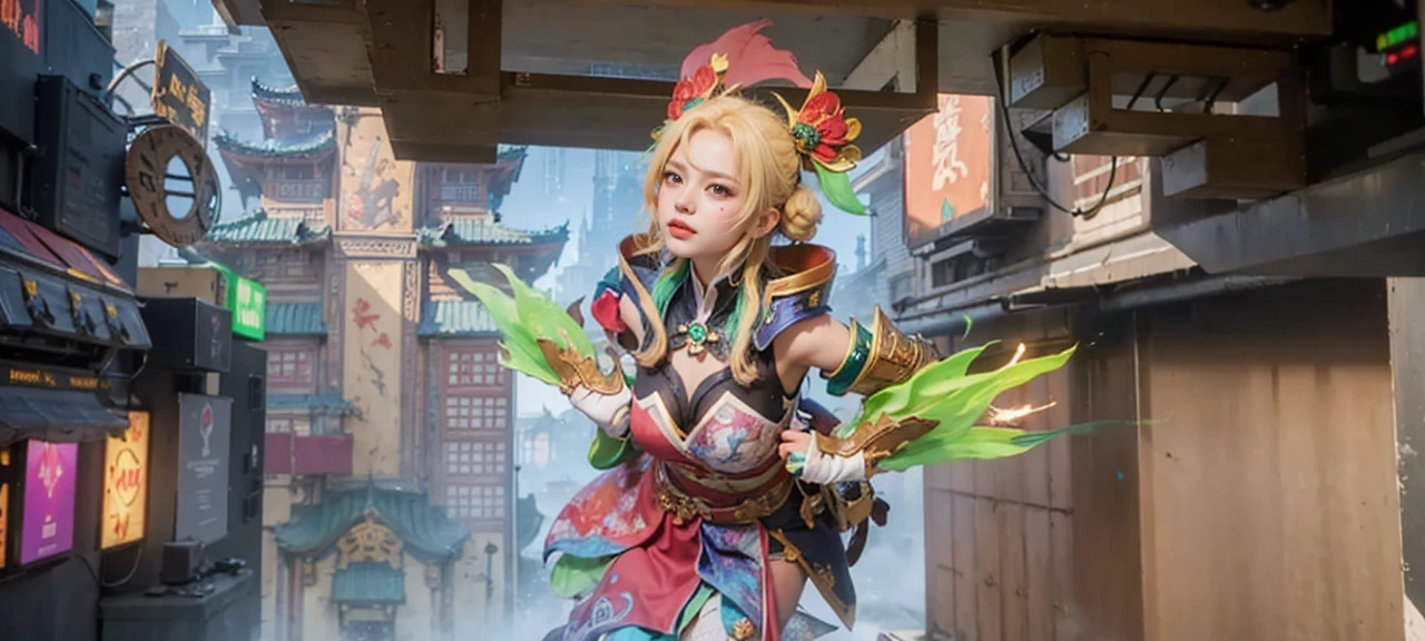a close up of a 4 girls ,blonde hair , big booobs , shadowbringers cinematic, 4 k detail fantasy, a beautiful fantasy empress, game cg, xianxia fantasy, xianxia hero, 2. 5 d cgi anime fantasy artwork, cinematic goddess close shot, ruan jia and artgerm, wow 4 k detail fantasy, hyperdetailed fantasy character