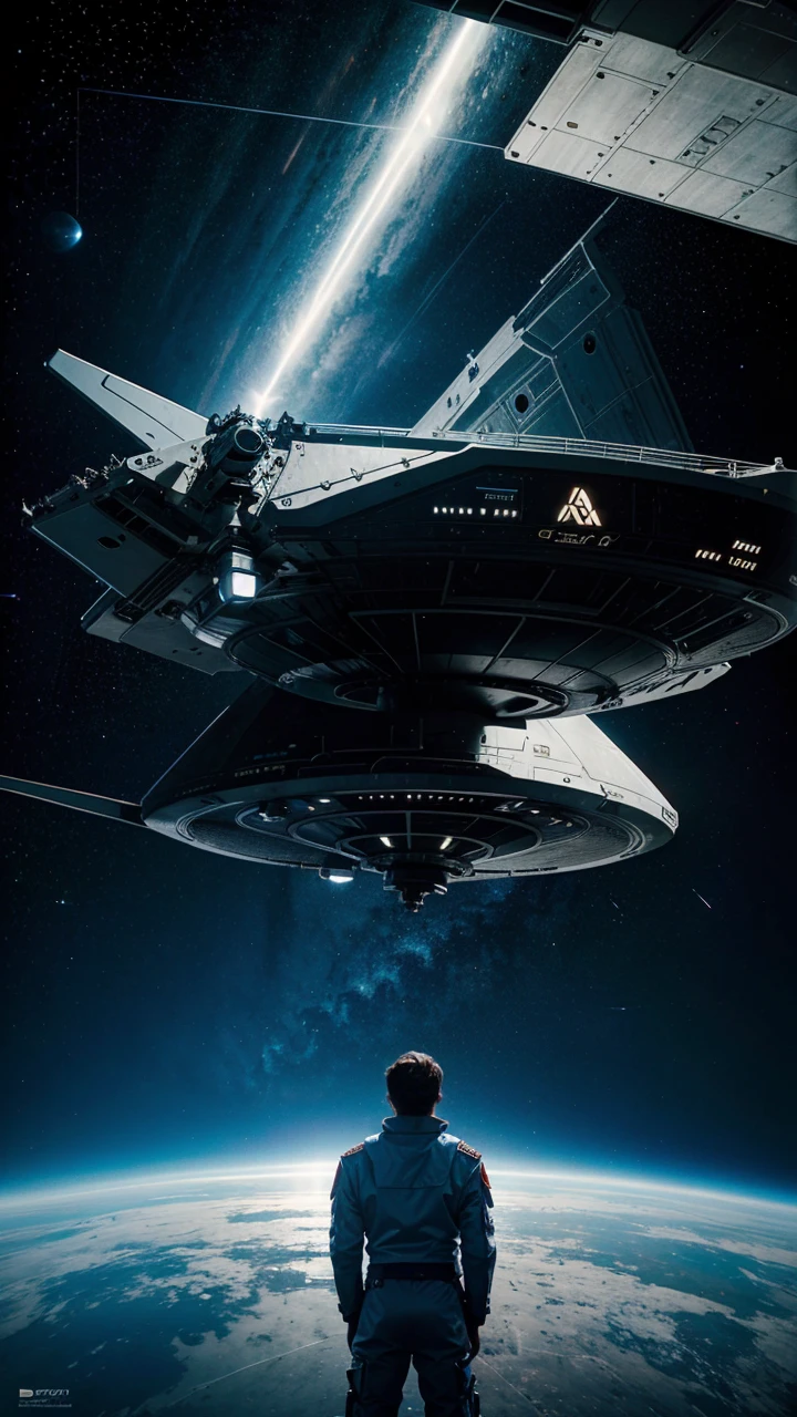 Him as second in command on a space ship make it a poster and have the name Bryson on it