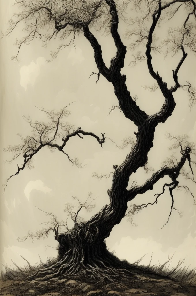 Nordic tree-shaped solitaire,Flat style, abstract artistic,Graphic design,symmetry, Math, Renaissance, Oil painting, 2D canvas, highly detailed, complex, Classic paint, Black monochrome, crystals, opulent, lap, gothic ornament, Graphic design