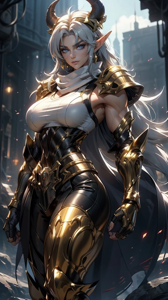 (forest, nighttime, dark atmosphere), solo, ((((1 girl)))), very long hair, black hair, angry, yellow eyes, (((((muscular))))), ((huge tits)), (thick thighs), (wide hips), pale skin, (elf, long pointy ears), standing, slick hair,score_9, score_8_up, score_7_up, score_6_up, source_anime, BREAK 1girl, solo,altTiffany, blonde hair, bandana, blue jacket, long sleeves, striped shorts, cleavage cutout, boxing gloves, red boots, thigh boots, huge breasts, from side, looking at you, grin, sitting, city, blue sky, clouds,a gorgeous female warrior, mature, small smirk, smirk, muscular, silver blonde hair, long hair, wavy hair, (biceps, triceps, six pack abs), (narrow waist, wide shoulders, narrow hips), slim, ((statuesque, towering, tall, imposing)), (defined muscles, strong muscles), off shoulder, (silver crop top, crop top, sleeves), huge breasts, earrings, jewelry, necklace, make up, long eyelashes, perfect eyes, perfect mouth, perfect face, light grey eyes, piercing gaze, gorgeous eyes, belt, crop top, (scarf), leather pants, tattoo on shoulder, perfect fingers, long fingers, no extra digits, long nails, (desolate land in the background, outdoors, at night, rocky landscape, wind,), at night, (hands on butt),angry (((muscular girl toned body massive breasts horns))) long silky black hair yellow eyes dark atmosphere pale skin,(best lighting) , (Extremely complex and detailed) , 4k unified, (Super detailed CG: 1.2) , (8k: 1.2),(The original), (masterpiece) , (best quality),(masterpiece:1.4),Anime-like high quality,(masterpiece),masterpiece, Super clear picture quality，clearer than，（delicate face）best quality, absurd,((peace master, 4k, 8k, Yes, high resolution))1个girl, female student，,(beautiful bass),((Bodybuilders:1.5))(girl),(miss),(((Upper body:1)))Upper body，On the playing field，big occasion，Expand the venue，Looking up angle，exercise abdominal muscles，there are many people there，light show，many muscular men，Arm biceps close-up，Camera shows abs，close shot，split abdominal