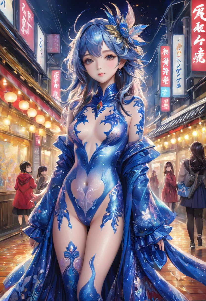(Highest quality)、(masterpiece)、(detailed)、
(beautiful girl)、(Multiple Girls)、(Lots of girls)、
(Full body painting)、
(Hide笑える)、(Hide)、(hide)