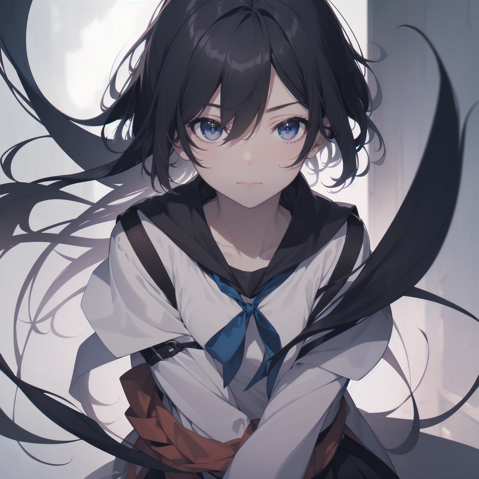 ultra-absurdres-Top quality by artist God, ultra-detailed, high resolution, anime moe artstyle, best anime 8k konachan wallpaper, pixiv contest winner, pool:2810, perfect anatomy,break, 1girl, (Please draw a girl walking sleepily to school alone. )break,(Solo,little female, 13-year-old:1.3),Full limbs, complete fingers,a junior high school student, (very short hair), short cut, flat chest, , small butt, small black eyes, beautiful detailed eyes, well-proportioned iris and pupils, expressive eyes, highres detailed hair, soft expression, salor school_uniform, sailor collar, serahuku, bow, pleated skirt,(Detailed Lighting), (Detailed background), in the School commute route. break,super detailed skin, Best cinematic lighting powered by famous artist, 8k,beauty illustration,photoshop_(medium),very aesthetic,break,((artist:mochi_au_lait )), artist:clamp ,artist:carnelian ,artist:kantoku ,
