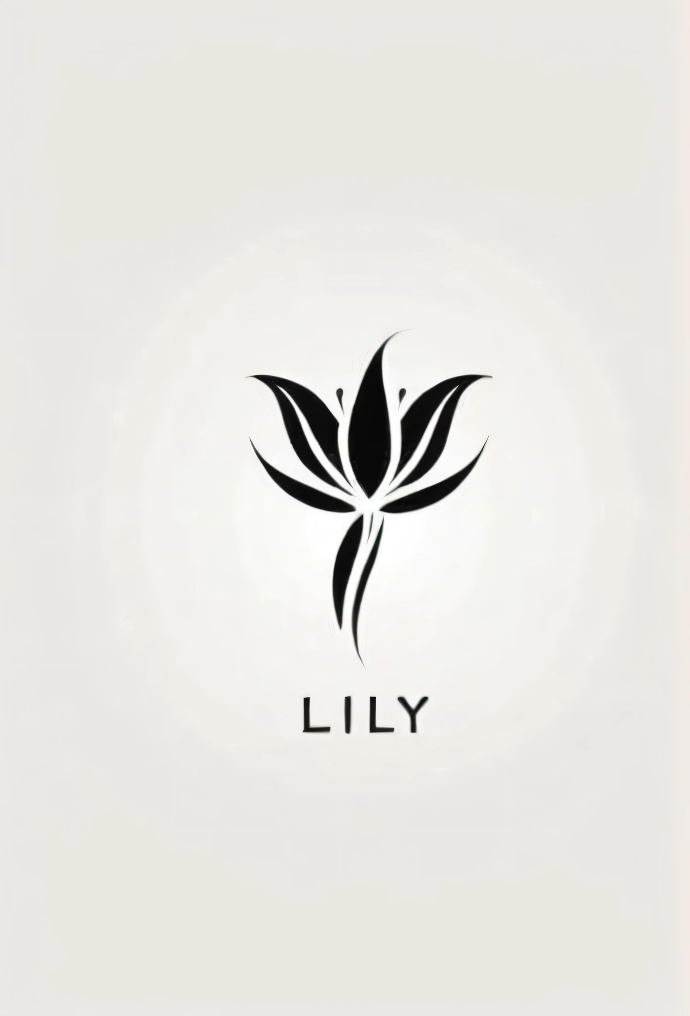 apparel brand logo

"Lily" logo of a single stroke of flower
French apparel brand

Pretty cool
chic and modern design

White background