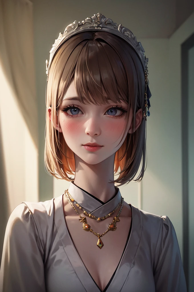 Great quality, masterpiece, High Resolutiupon, One girl, blush, (Captivating smile: 0.8), Star Eyes, chinese hanfu, hair accessory, necklace, jewelry, beauty, upon_body, Tyndall effect, realism, Shadow Room, Light Edge, Two-tupone Lighting, (Skin with attention to detail: 1.2), 8K UHD, SLR, Soft Light, high quality, Volumetric lighting, snapshot, High Resolutiupon, 4K, 8K, Background Blur, Light tulle,