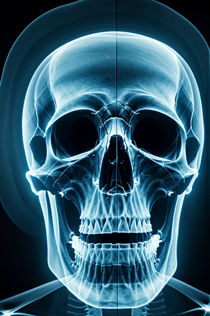 Skull in xray