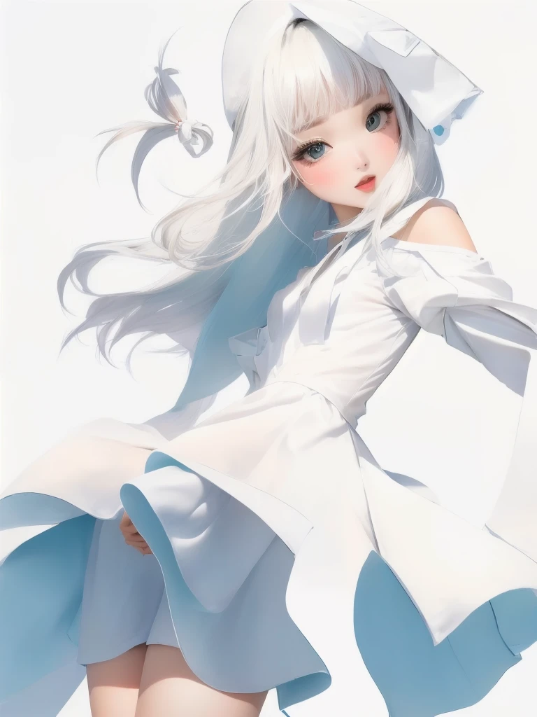 girl in white