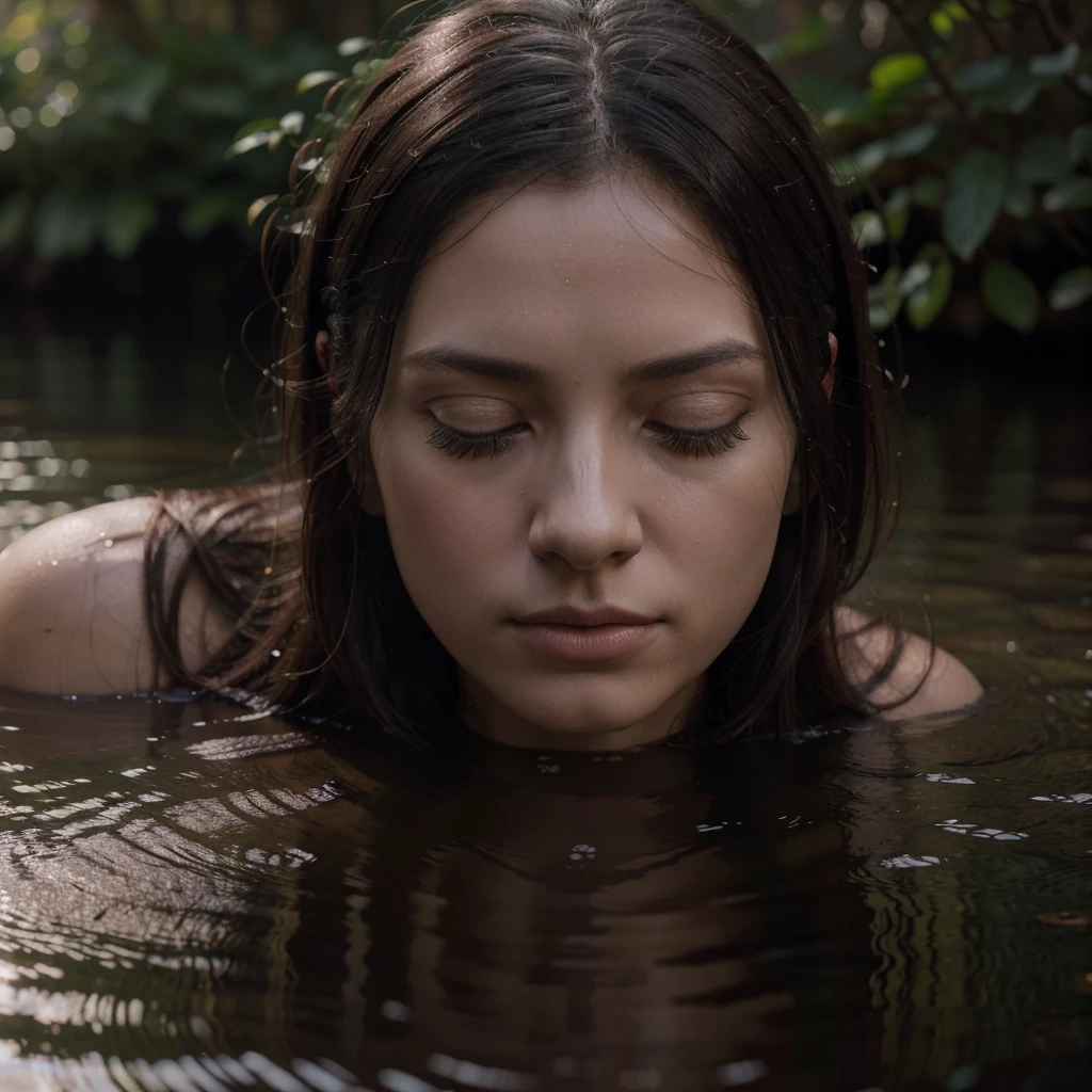 a person meditating in a calm peaceful place, cold colors, detailed portrait, (best quality,4k,8k,highres,masterpiece:1.2),ultra-detailed,(realistic,photorealistic,photo-realistic:1.37),dramatic lighting, cinematic composition, serene atmosphere, contemplative mood, soft focus, muted tones, deep shadows, natural textures, digital painting