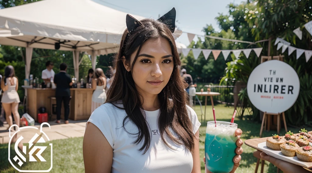 Make a logo for Instagram post, event June party announcement