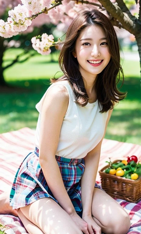 ((masterpiece)), ((best quality)), ((ultra-detailed)), ((photorealistic)), (8K resolution), 2girls, (beautiful Japanese women:1.2), (20 years old), (normal body type), (cute:1.3), (outdoor:1.1), (cherry blossom viewing), (sitting on picnic blanket), (short skirts), (cheerful expressions), (smiling), (drunk faces), (sitting with knees up), (full body), (spring season), (flower petals falling), (sunny day), (detailed light), (vibrant colors), (natural background), (perfect ???????), (detailed hair and eyes), (soft shadows), (panty shot),laughing out loud