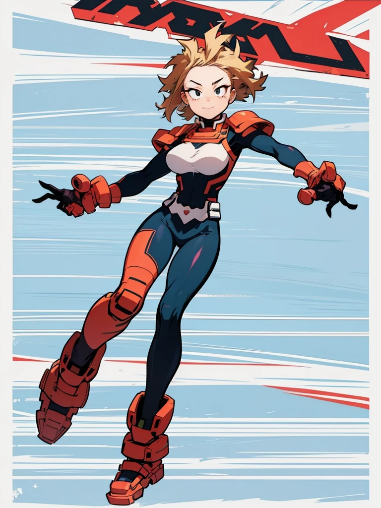 ((My Hero Academia Style)), ((kim possible)), cartoon, bodysuit, armor, ((Sexy armor)), ((perfect anatomy)), ((perfect hands)), ((perfect face)), ((super detailed)), ((full body photography:1.5))

