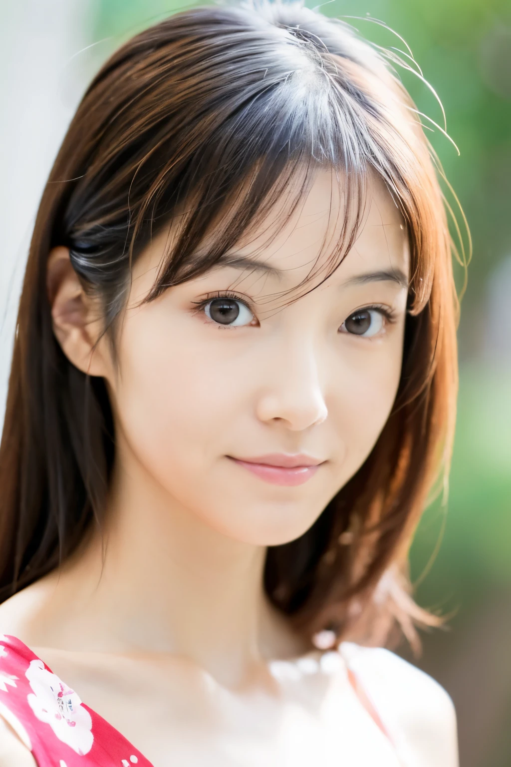 (High reality photograph, high resolusion), Skinny Japanese lady, 30 years old, cute face, detailed face, detailed eyes, various hair style, skinny figure, correct body anatomy, ((looking straight ahead)), facing the camera directly, single photo, a photo captured the best moment expressing the beauty and brains, ((with simple background))