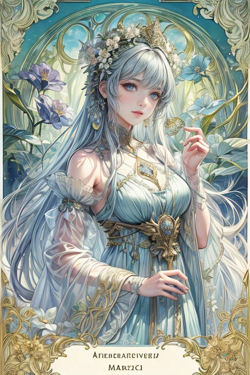 Ultra-high resolution (8K, Best quality), Highly detailed, Masterpiece:1.2, Amazing image of a beautiful woman, Delicate facial features, mesmerizing eyes, Mesmerizing lips, Flowing hair, An ethereal game of light and shadow, vivid vivid colors, Intricate floral elements, Seamless integration of fractal art, Rich and varied textures, Dreamlike atmosphere, Harmonious composition, dynamicposes, graceful movements, Lovely garden setting, Captivating perspective, magical ambiance, Surreal and engaging visual storytelling, Finely crafted brushstrokes, Meticulous attention to detail, Immersive、Lifelike depiction, Out of this world、Awesome artistic expression.