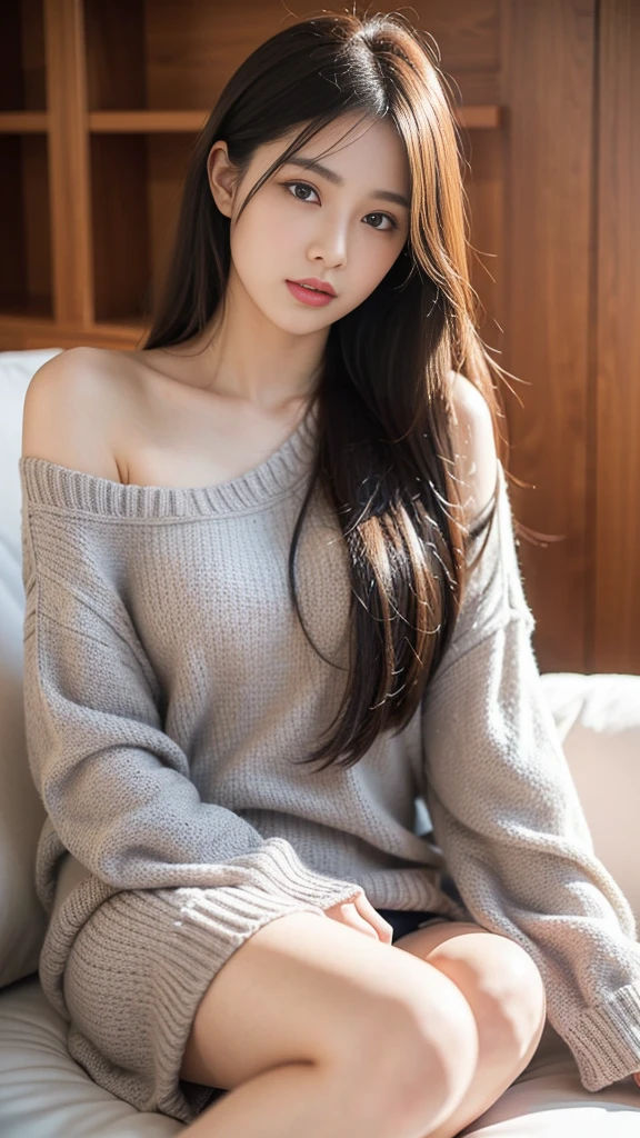 (((Best image quality、best quality、At 32K、ticker、RAW Photo 1.2、very clear image、very clear image quality、photorealistic 1.3、super photo，best quality、CG unity 32k wallpaper, best quality, high resolution:1.2)))、Beautiful 20s shoulder length sweater，lace pantyhose, white top and bottom underwear, random color，long sweater，climax、climax、My pussy feels good、Raw photo with both close one&#39;s eyes, Cute face、body、Sbian、1 camisole、looking for、Plus size models、Feel ecstasy、close one&#39;s eyes、Deep grief、sad、look up at the sky、open your mouth、scream、 Depth of recorded boundary，real light，ray tracing，OC Renderer，UE5 Renderer，works of masters，correct anatomy、i feel very、riding a bike 1.4、I feel it in the saddle、angle 1 from bottom.4、low angle 1.4