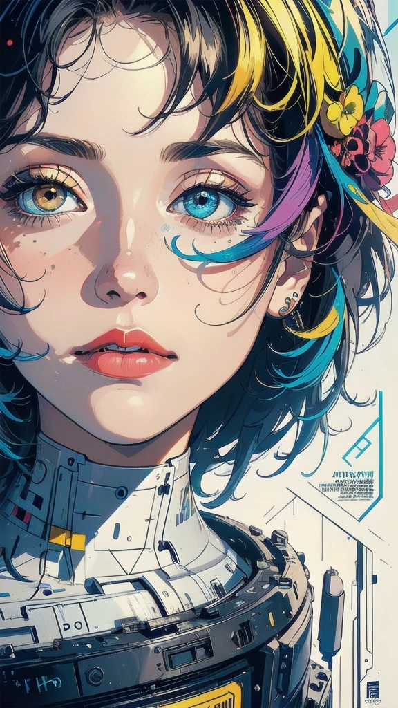 (((masterpiece, highest quality))),(((solo:1.2))),(((1girl:1.2))),32k wallpaper, very detailed, poster, vintage science fiction,(((((geometric cinematic movie poster))))), (bauhaus), shape,(((abstract))),(mid century modern),movie poster,(((((portfolio))))),(((((Close-up))))),(((((bust up))))),((((more various angle)))),(((highlight))),Vast landscape,((((heterochromia)))),(((complete. detailed face))),(((Extremely talented))),(((most complecated machine))),((Overall colorfully))(((text))),(((typography))),(((sentence))),(((Label))),(detailed movie poster),(((((most complicated machine))))),(((genius mechanic))),
