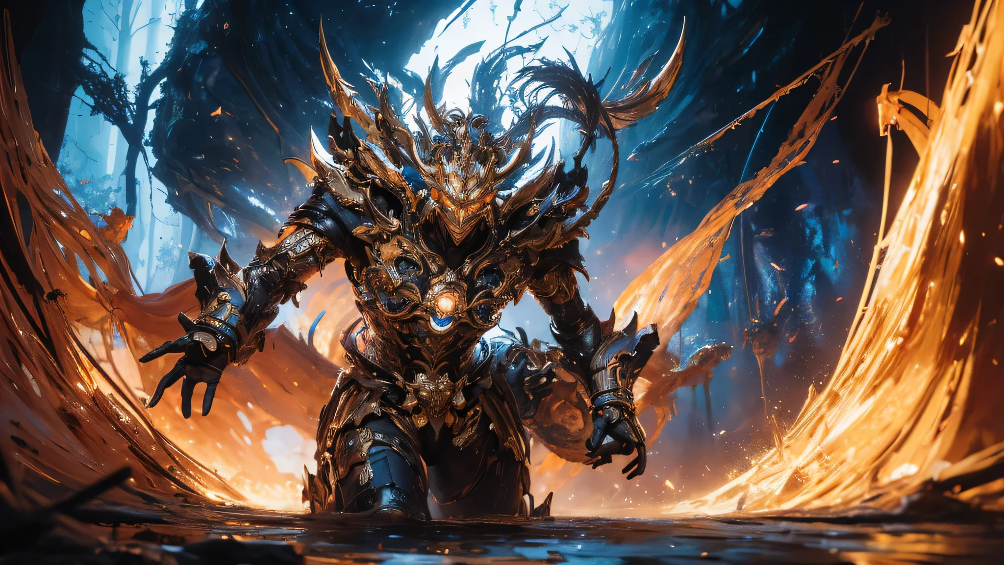 "Experience the finest ultra-detailed artwork powered by our AI platform, Because it brings to life your imagination of Pintura expressionista abstrata "Hyperion" in stunning 4K resolution."