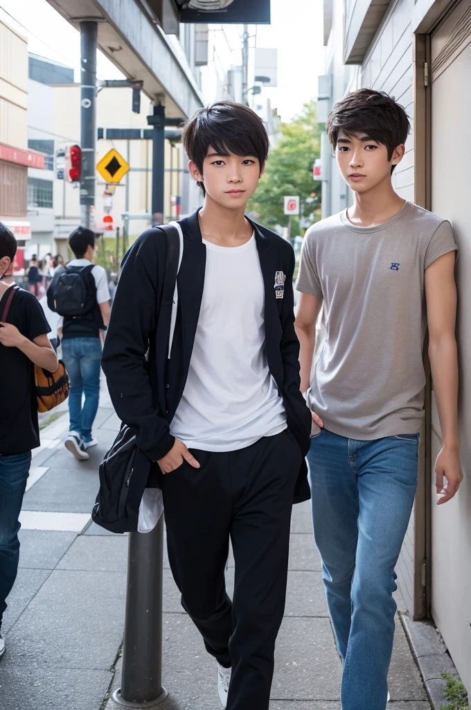 cool,,Refreshing athletic guy,2boy,2boys,charm,The hero,youth,Japanese high school student style,Magazine Idol Style,Slim figure,Casual clothes,Smooth,Skin texture,Functional beauty,Moe,Action,Vibrancy,Breeze,A speck of dust,Natural light,face,hand,eye,Biological precision,thin limbs,male protagonist,A Japanese boy,For boys who like boys,,,Two boys fall in love with each other,Male student,,Boys' preference,Super detailed,Sexual desire,sexual excitement,Male Focus,4K,8K,Handsome,,physical changes,,Male genitalia change to female genitalia,story,,Drama,
