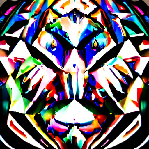 A goblin with a psychotic face.