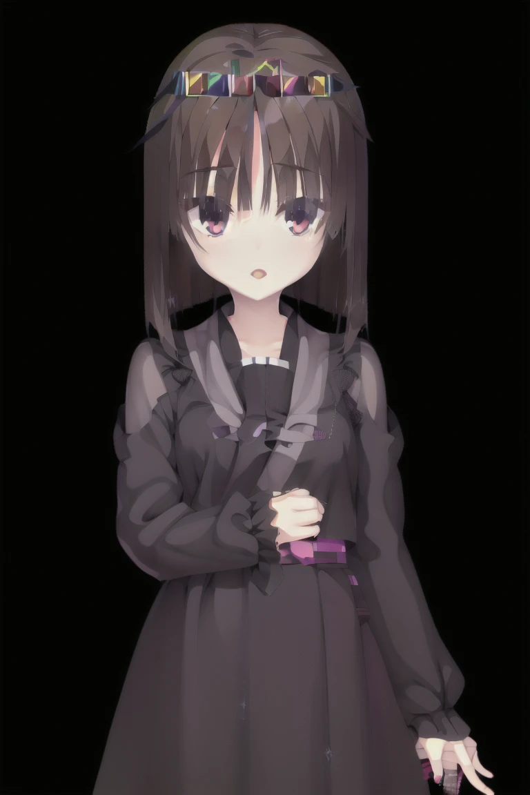 1girl,bangs,brown_hair,独奏,black_hair,closed_eyes,short_hair,lips,jirai_fashion,Character portrait, whole body, expensive_solve, clear_image, expensive_Contrast, 8K, Sparkling, beautiful_detailed_face_and_eye, (Brown Hair:1.25), 白 eye,Black background,full body, Character portrait, whole body, expensive_solve, clear_image, expensive_Contrast, 8K, Sparkling, beautiful_detailed_face_and_eye, (Black Hair:1.25), 白 eye,Black background