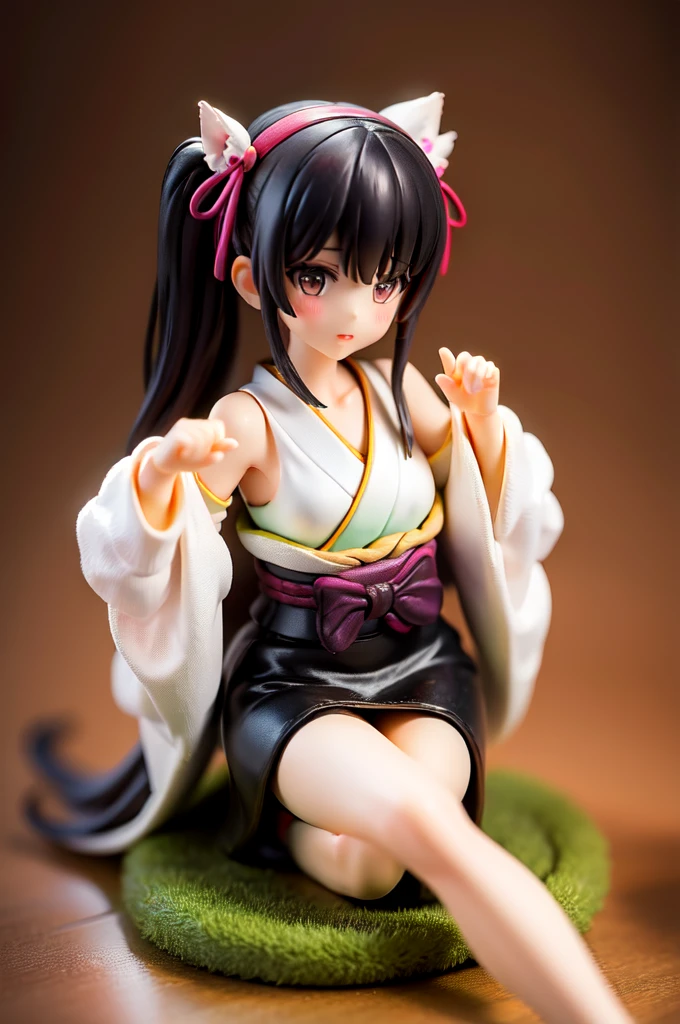 Japanese countryside .Chibi character, Cute,girl