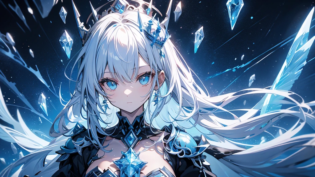 A queen who lives in an ice world