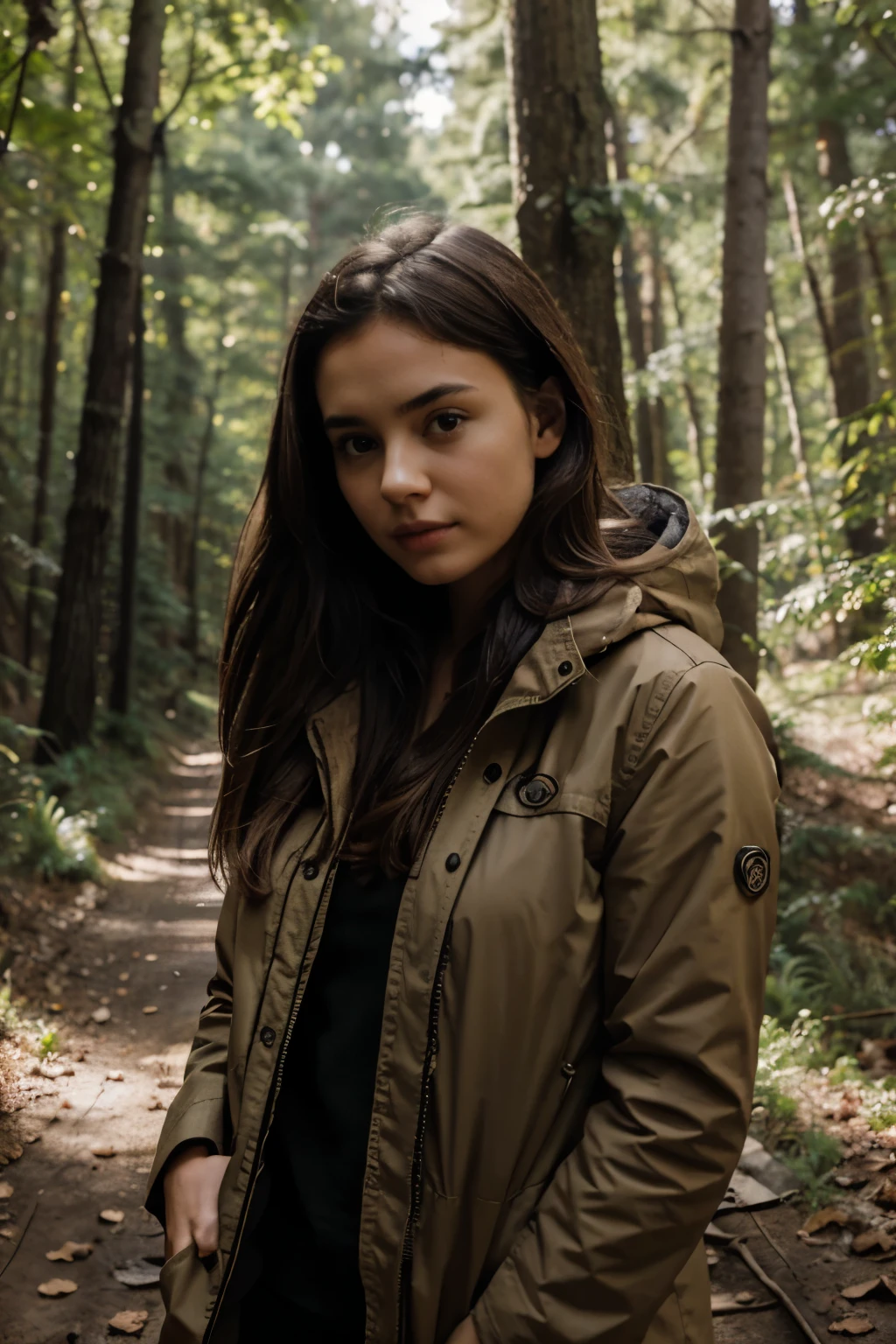 girl in the forest