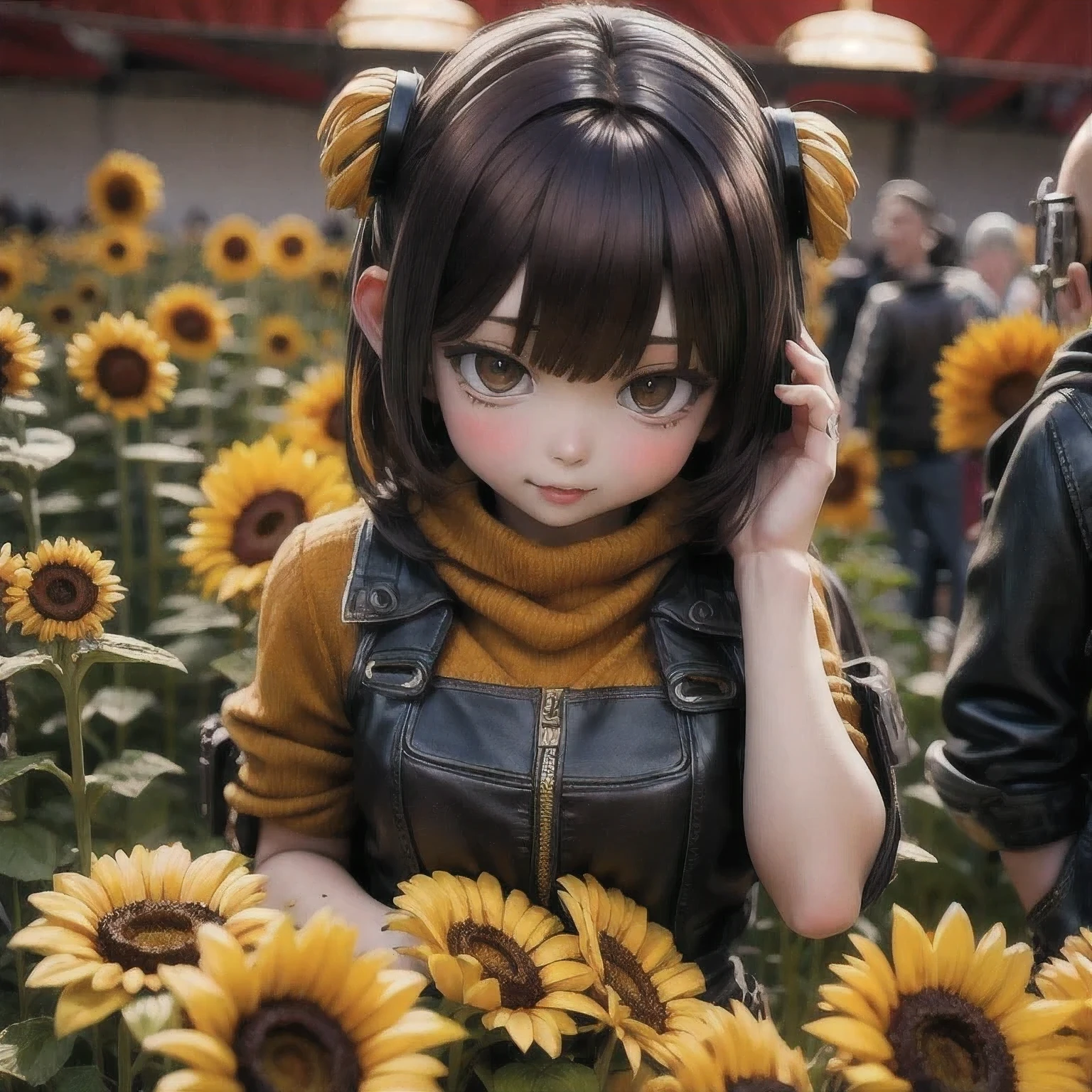 SUPPORT Sunflowers with sweet faces The healing powers of sunflowers make them indispensable,But they also enjoy conquering zombies(A bit harsh)。