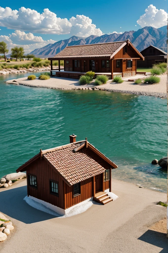 Create a house without salt with river and me