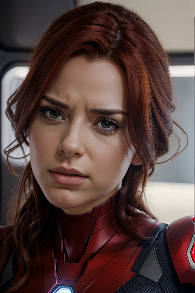 Black widow suck iron man panic