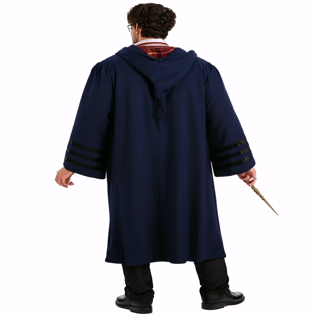 puffy man with a Harry Potter cloak and a wand, magician&#39;s cloak, wizard robes, wearing wizard robes, wearing black wizard robes, mantle movement waving, old magician&#39;s cloak, wearing a dark cloak, wearing hogwarts!!! robes!!!, wearing a wizard cloak, flowing magic cloak, wizard cloak, wearing red sorcerers robes, wearing aristocrat robe
