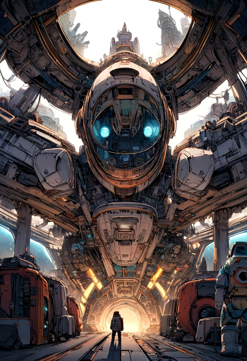 The Guardians of the Galaxy gathered, with Rocket and Groot at the front, in a spaceship full of technological equipment