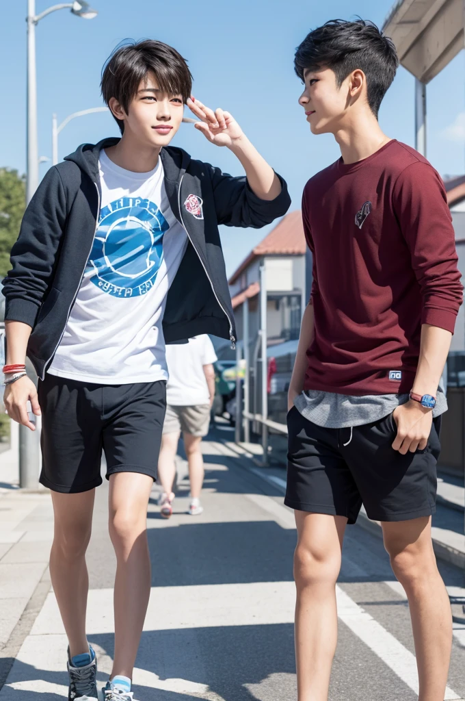 cool,,Refreshing athletic guy,2boy,2boys,charm,The hero,youth,Japanese high school student style,Magazine Idol Style,Slim figure,Casual clothes,Smooth,Skin texture,Functional beauty,Moe,Action,Vibrancy,Breeze,A speck of dust,Natural light,face,hand,eye,Biological precision,thin limbs,male protagonist,A Japanese boy,For boys who like boys,,,Two boys fall in love with each other,Male student,,Boys' preference,Super detailed,From friendship to love,Sexual desire,sexual excitement,Handsome body transformation,,At a happening event,A handsome man's male genitalia changes to female genitalia,Maintaining a handsome figure,Love story,,Handsome Drama,Male Focus,4K,8K,