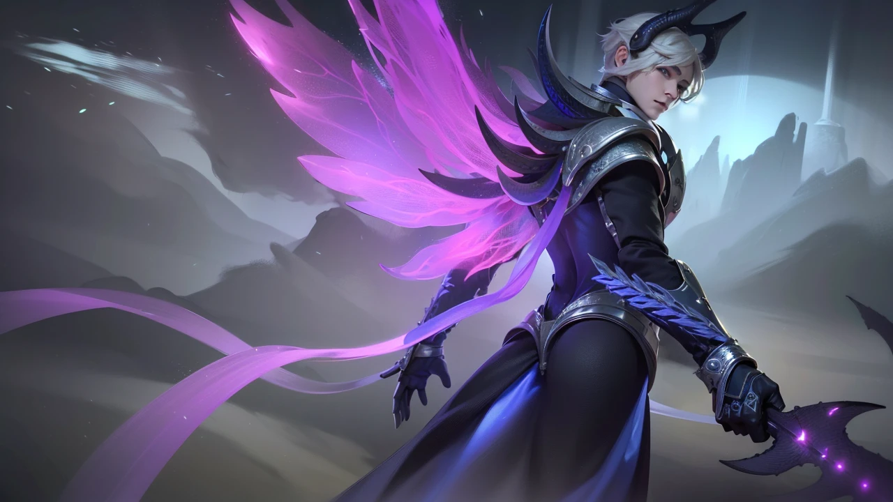 masculine male, masterpiece, ((perfect eyes)) best quality, (semirealism:1.9), beautiful lighting, (extremely detailed CG unity 4k fhd wallpaper), High Detail, Sharp focus, dramatic outdoors, 1 boy ,19 years old, white hair, light purpel eyes, smile.