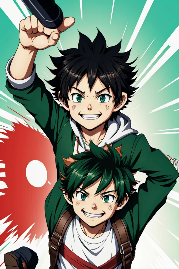deku anime 100%