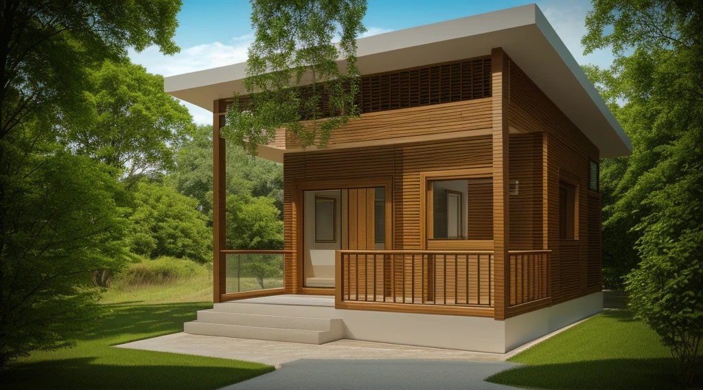 minimalist house, In the midst of nature
