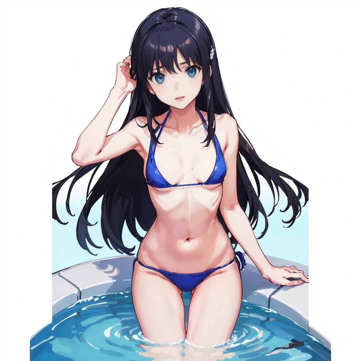Confused, High resolution, Very detailedな, (((Three Girls:1.3))),((７Head to Body))、 (((Midday Blue Background)))、(Happy expression, Laughter:1.2)、(((Beautiful and detailed eyes))), (((Very detailed))), (((Details face))), break , Scrapbooking, Memory Storage, Creative layouts, Mixed Media Collage, Personal Storytelling, Artistic documentation, keepsake albums break , Whirlpool, Angular shape, Dynamic Movement, Bold geometry, Fragmented Shape, Striking contrast, modernist influence break ,sunny,reflection, ,((bikini:1.2)),((Very delicate body))、((Very flat chest))、((Small waist))、((thigh gap:1.2))、(((Small face:1.2)))、Friendly atmosphere, comfortable

