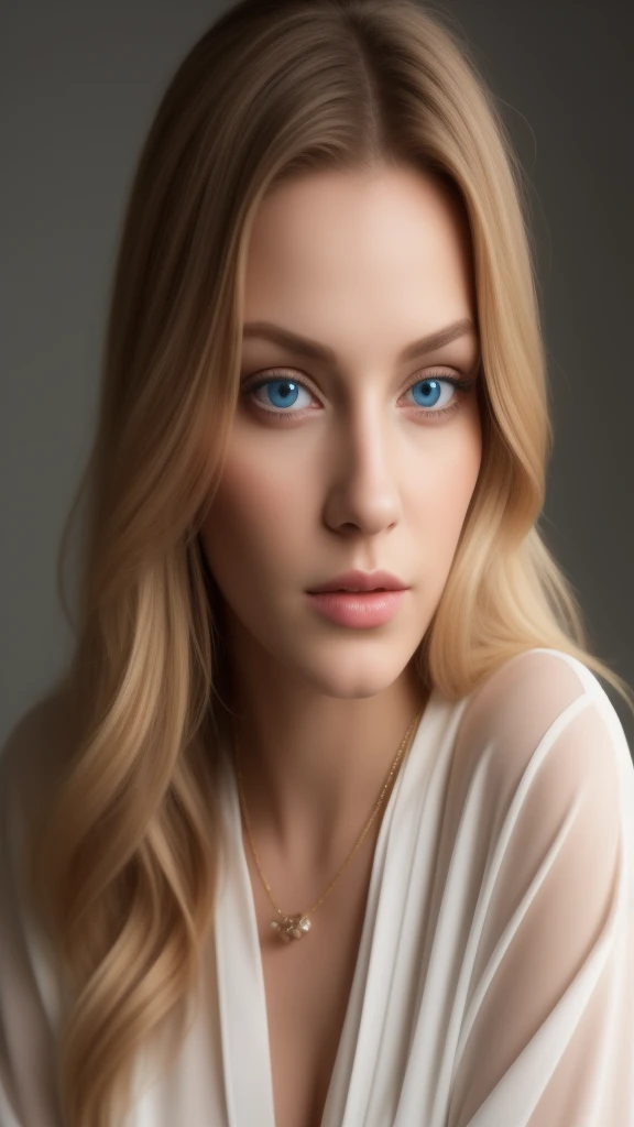 ((best quality)), ((masterpiece)), ((detailed)), portrait of a stylish woman, (effortlessly chic:1.2), [radiant expression], (mesmerizing blue eyes:1.2), [fashion-forward outfit], (statement jewelry:1.3), [modern city style], (sleek hairstyle:1.2), [timeless elegance], (subtle makeup:1.2), [soft backdrop], (metropolitan setting:1.1), [fashion magazine aesthetics], (editorial quality:1.2), (8k resolution:1.2)