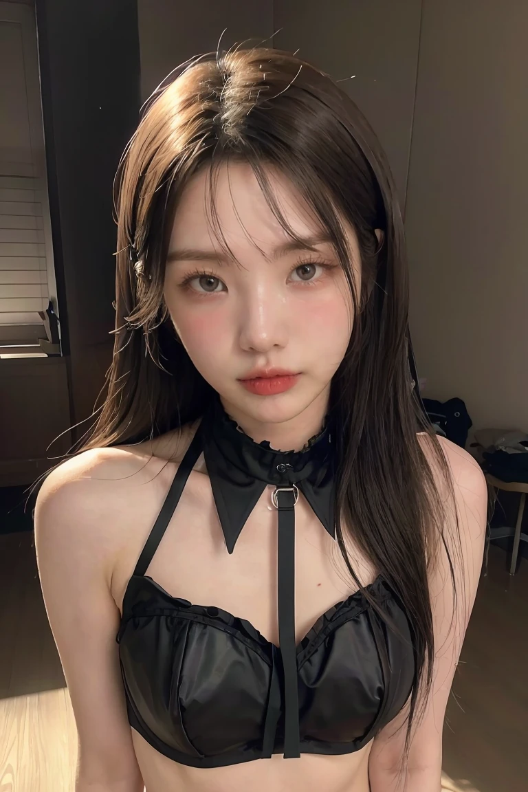 Angry Face, BDSM,slave,Rubber,Black Corset,Bondage,Collar,NSFW,((Best Quality, 8k, Masterpiece:1.3))), Crisp Focus: 1.2、(Layer Cut, Big:1.2),Beautiful Woman with Perfect Figure: 1.4、Slender Abs:1.2、Wet Body:1.5、Highly Detailed Face and Skin Texture、Detailed Eyes、Double Eyelids,Long Hair