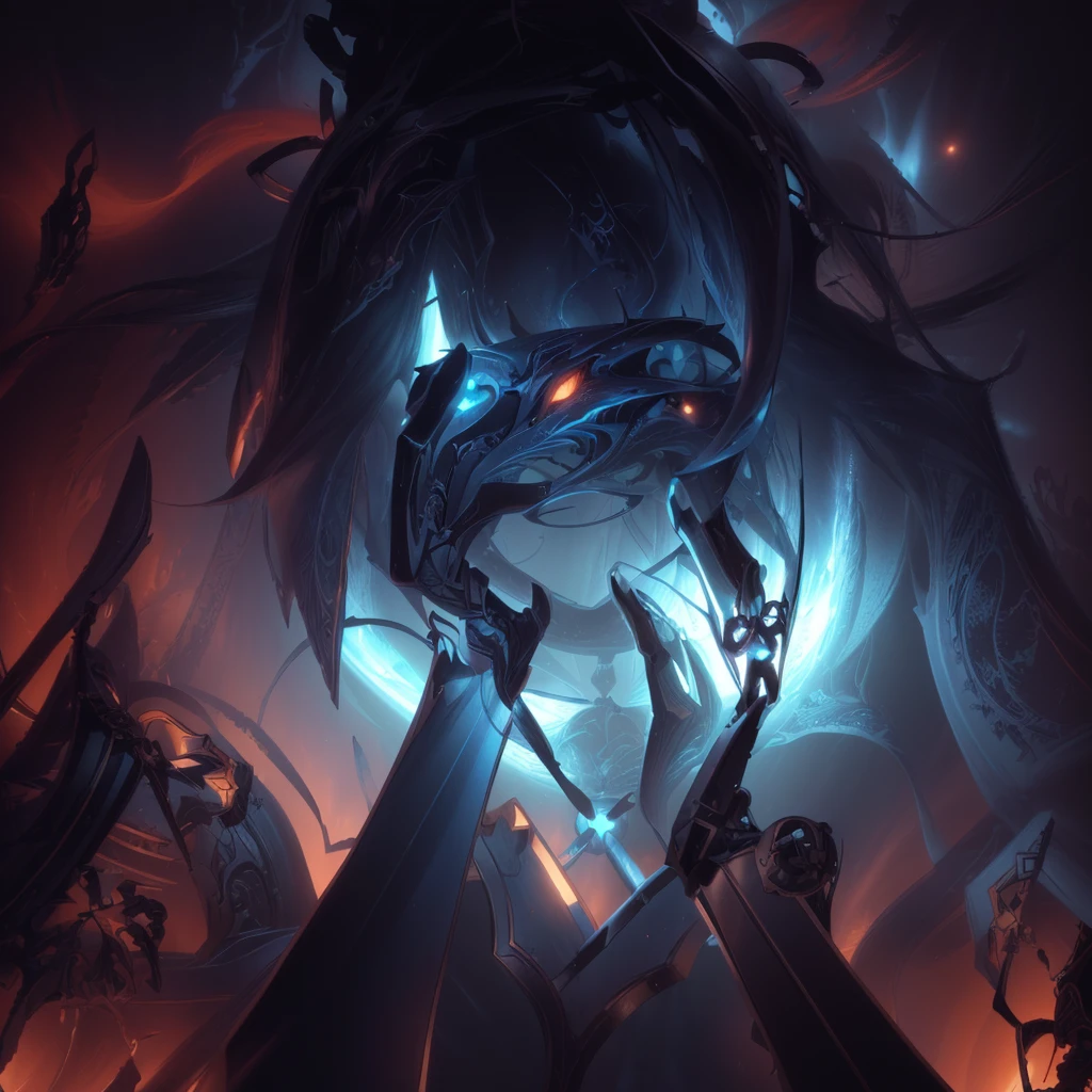 masterpiece, best quality, (extremely detailed CG unity 8k wallpaper), (best quality), (best illustration), (best shadow), absurdres, realistic lighting, (Abyss), beautiful detailed glow, art by PeterMohrBacher,