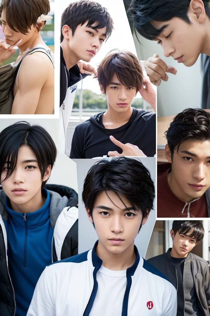 cool,,Refreshing athletic guy,3boy,3boys,3P,,charm,The hero,youth,Japanese high school student style,Magazine Idol Style,Slim figure,Casual clothes,Smooth,Skin texture,Functional beauty,Moe,Action,Vibrancy,Breeze,A speck of dust,Natural light,face,hand,eye,Biological precision,thin limbs,male protagonist,A Japanese boy,For boys who like boys,,,Three boys fall in love with each other,Male student,,Boys' preference,Super detailed,From friendship to love,Sexual desire,sexual excitement,Handsome body transformation,,At a happening event,Tall handsome men's male genitalia change to female genitalia while maintaining their male body shape,,,With Johnny's Boys,Love story,,Handsome Drama,Shinkai Makoto,Male Focus,4K,8K,Obsessed with my dick,