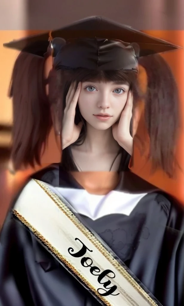 Transform into a graduation image in hd and ed