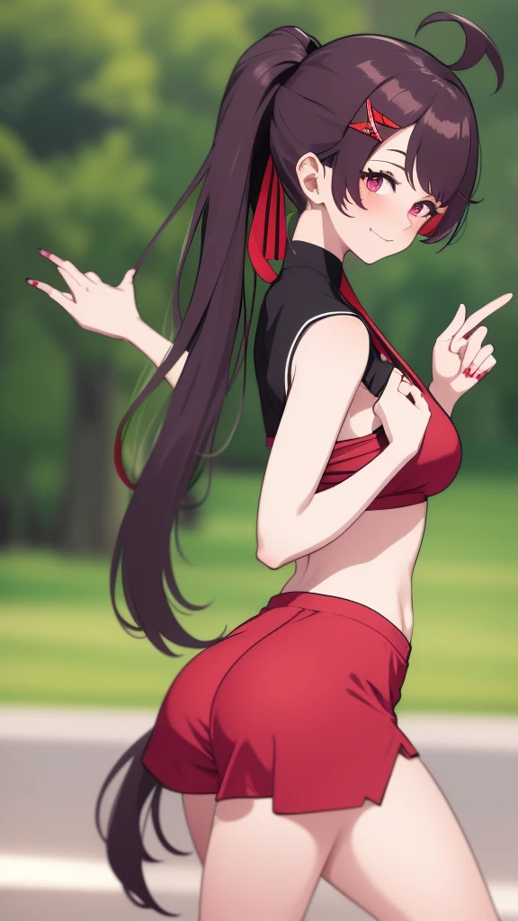2 Asian girls, anime girls, both farting together side by side, desperate to poop, farting while standing, farting in public changing room, wearing fencer suit, stomach bloated, hangs holding stomach, pained expression, shocked and embarrassed, mouth open in shock, sweating, blushing, beautiful and cute face, anime art style, fit body, tall and thin, view from back