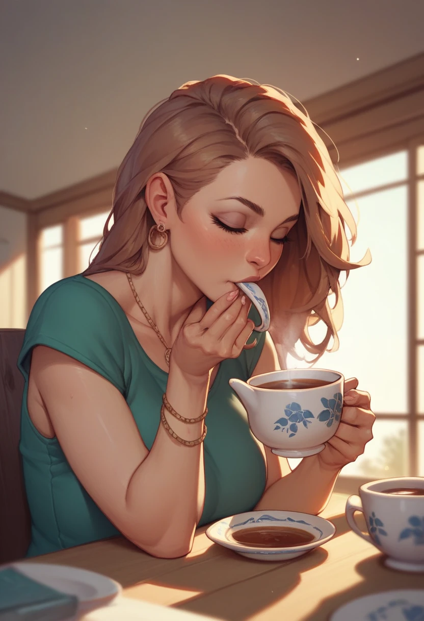 Sniffing Tea
