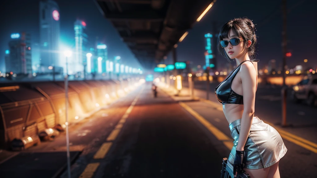 Ghost in the shell stand alone complex all worriors fighting for survival, a war fought. between two clans of heavily battle skilled enemie the fighting scene with high highly equipted guns and wepons speeding flying bykes cars flying robots drones all together in a battle chase and a battle chase. digital art with. ultra HDR high resolution 16k. cinematic. photoshoot no deformity in character limbs and face